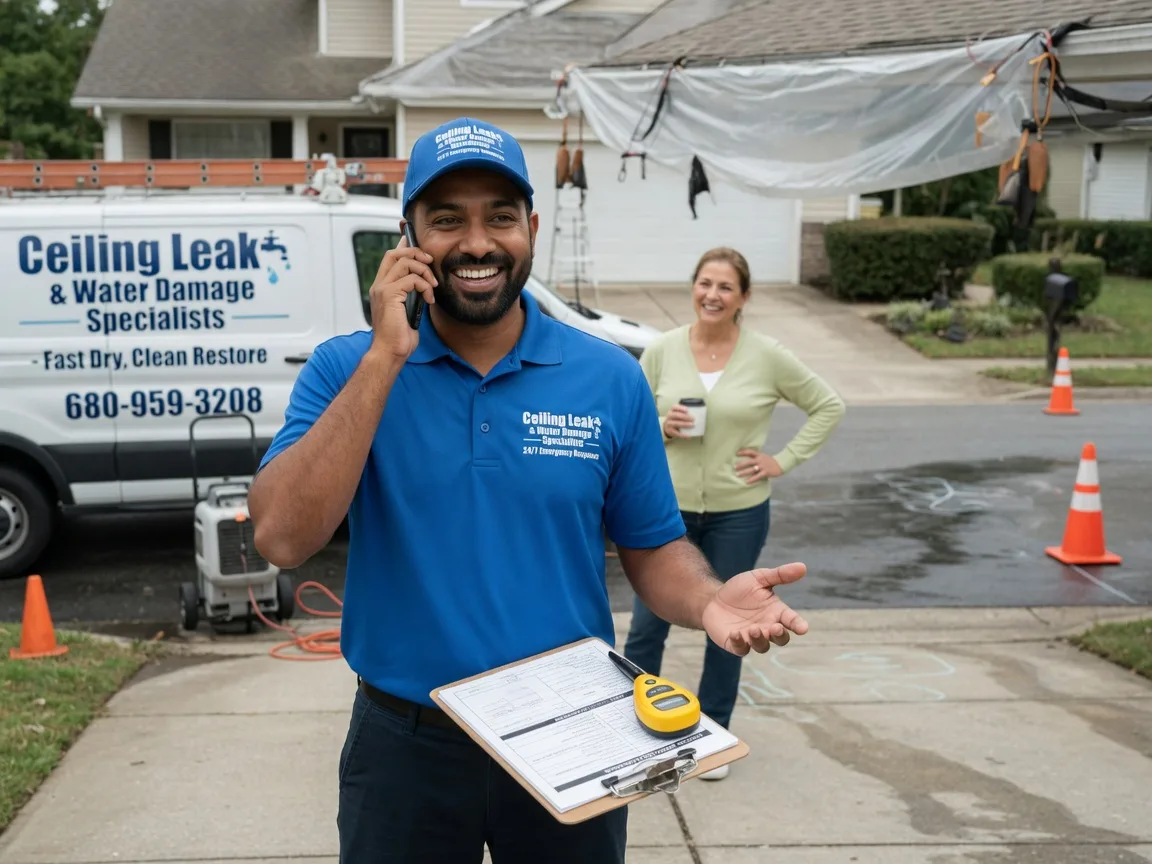 Ceiling Leak Cleanup Stoneville, NC FAQs